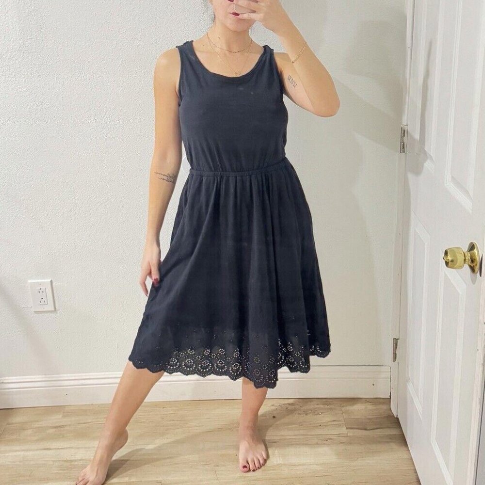 J by Jason Wu Women's Tank Maxi Black Dress Size S Spandex Top 41024-0743